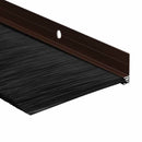 vidaXL Csavaros Ajtó Kefe Zár 2 pcs Barna 100 cm Alumínium ötvözet
