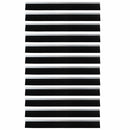 vidaXL Öntapadó ajtó kefe tömítések 12 pcs Ezüst 100 cm