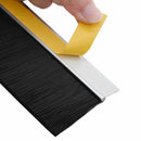 vidaXL Öntapadó ajtó kefe tömítések 12 pcs Ezüst 100 cm