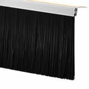 vidaXL Öntapadó ajtó kefe tömítések 12 pcs Ezüst 100 cm