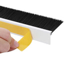 vidaXL Öntapadó ajtó kefe tömítések 12 pcs Fehér 100 cm