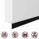 vidaXL Öntapadó ajtó kefe tömítések 12 pcs Fehér 100 cm