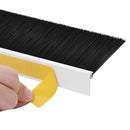 vidaXL Öntapadó ajtó kefe tömítések 12 pcs Fehér 100 cm