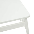 vidaXL Étkezőszék 2 pcs Fehér 43 x 44,5 x 77 cm Tömör Gumi Fa