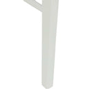 vidaXL Étkezőszék 2 pcs Fehér 43 x 44,5 x 77 cm Tömör Gumi Fa