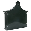 vidaXL Fali Postafiók ajtóval Zöld 40,5 x 16 x 45 cm Öntött alumínium