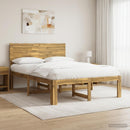 vidaXL Dupla ágykeret fejtámlával ROSTOCK Fehér 135 x 190 cm