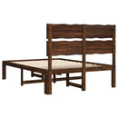 vidaXL Dupla ágykeret fejtámlával ROSTOCK Sötét Barna 120 x 190 cm