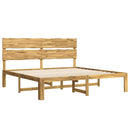 vidaXL Dupla ágykeret fejtámlával ROSTOCK Fehér 200 x 200 cm