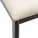 vidaXL Étkezőszék 2 pcs Világosbarna és világos Tömör Gumi Fa