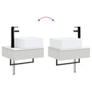 vidaXL Fürdőszobai Szekrény Szett 3 db Fehér 53 x 35 x 39 cm