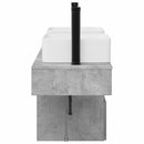 vidaXL Fürdőszobai Szekrény Szett 3 db Betonszürke 53 x 35 x 39 cm