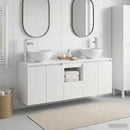 vidaXL Fürdőszobai Szekrény Szett 3 db Fehér 49,5 x 35 x 63 cm