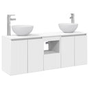 vidaXL Fürdőszobai Szekrény Szett 3 db Fehér 49,5 x 35 x 63 cm