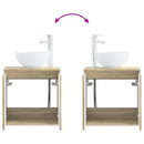 vidaXL Fürdőszobai Szekrény Szett 3 db Sonoma Tölgy 49,5 x 35 x 63 cm