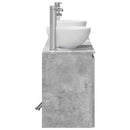 vidaXL Fürdőszobai Szekrény Szett 3 db Betonszürke 49,5 x 35 x 63 cm