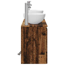 vidaXL Fürdőszobai Szekrény Szett 3 db Antik Fa 49,5 x 35 x 63 cm