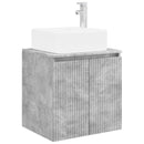 vidaXL Fürdőszobai Szekrény Szett 3 db Betonszürke 49,5 x 41 x 63 cm