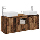 vidaXL Fürdőszobai Szekrény Szett 3 db Antik Fa 49,5 x 41 x 63 cm