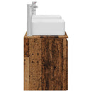 vidaXL Fürdőszobai Szekrény Szett 3 db Antik Fa 49,5 x 41 x 63 cm