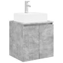 vidaXL Fürdőszobai Szekrény Szett 3 db Betonszürke 49,5 x 41 x 62,5 cm