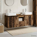 vidaXL Fürdőszobai Szekrény Szett 3 db Antik Fa 49,5 x 41 x 62,5 cm