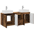 vidaXL Fürdőszobai Szekrény Szett 3 db Antik Fa 49,5 x 41 x 62,5 cm