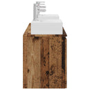 vidaXL Fürdőszobai Szekrény Szett 3 db Antik Fa 49,5 x 41 x 62,5 cm