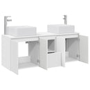 vidaXL Fürdőszobai Szekrény Szett 3 db Fehér 53 x 35 x 63 cm
