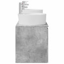 vidaXL Fürdőszobai Szekrény Szett 3 db Betonszürke 49,5 x 44,5 x 65 cm