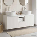 vidaXL Fürdőszobai Szekrény Szett 3 db Fehér 49,5 x 44,5 x 65 cm