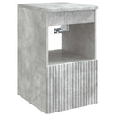 vidaXL Fürdőszobai Szekrény Szett 3 db Betonszürke 49,5 x 44,5 x 65 cm