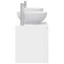 vidaXL Fürdőszobai Szekrény Szett 3 db Fehér 49,5 x 44,5 x 65 cm