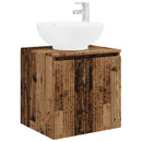 vidaXL Fürdőszobai Szekrény Szett 3 db Antik Fa 49,5 x 44,5 x 65 cm