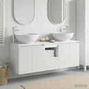 vidaXL Fürdőszobai Szekrény Szett 3 db Fehér 49,5 x 44,5 x 65 cm