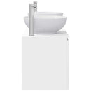 vidaXL Fürdőszobai Szekrény Szett 3 db Fehér 49,5 x 44,5 x 65 cm