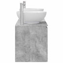 vidaXL Fürdőszobai Szekrény Szett 3 db Betonszürke 49,5 x 44,5 x 65 cm