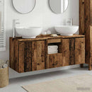 vidaXL Fürdőszobai Szekrény Szett 3 db Antik Fa 49,5 x 44,5 x 65 cm
