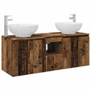vidaXL Fürdőszobai Szekrény Szett 3 db Antik Fa 49,5 x 44,5 x 65 cm