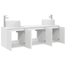 vidaXL Fürdőszobai Szekrény Szett 3 db Fehér 49,5 x 44,5 x 66 cm