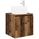 vidaXL Fürdőszobai Szekrény Szett 3 db Antik Fa 49,5 x 44,5 x 66 cm