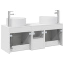 vidaXL Fürdőszobai Szekrény Szett 3 db Fehér 49,5 x 44,5 x 65,5 cm