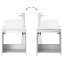 vidaXL Fürdőszobai Szekrény Szett 3 db Fehér 49,5 x 44,5 x 65,5 cm