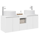 vidaXL Fürdőszobai Szekrény Szett 3 db Fehér 49,5 x 44,5 x 65,5 cm