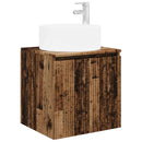 vidaXL Fürdőszobai Szekrény Szett 3 db Antik Fa 49,5 x 44,5 x 65,5 cm
