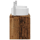 vidaXL Fürdőszobai Szekrény Szett 3 db Antik Fa 49,5 x 44,5 x 65,5 cm