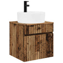 vidaXL Fürdőszobai Szekrény Szett 3 db Antik Fa 49 x 44,5 x 65 cm