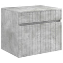 vidaXL Fürdőszobai Szekrény Szett 3 db Betonszürke 49 x 44,5 x 66,5 cm
