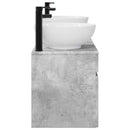 vidaXL Fürdőszobai Szekrény Szett 3 db Betonszürke 49 x 44,5 x 66,5 cm