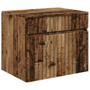 vidaXL Fürdőszobai Szekrény Szett 3 db Antik Fa 49 x 44,5 x 66,5 cm